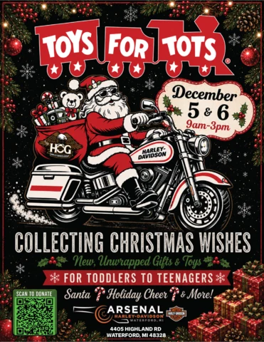 Toys For Tots event flyer