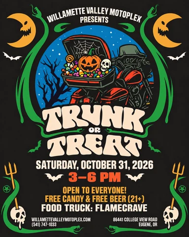 Trunk or Treat event flyer